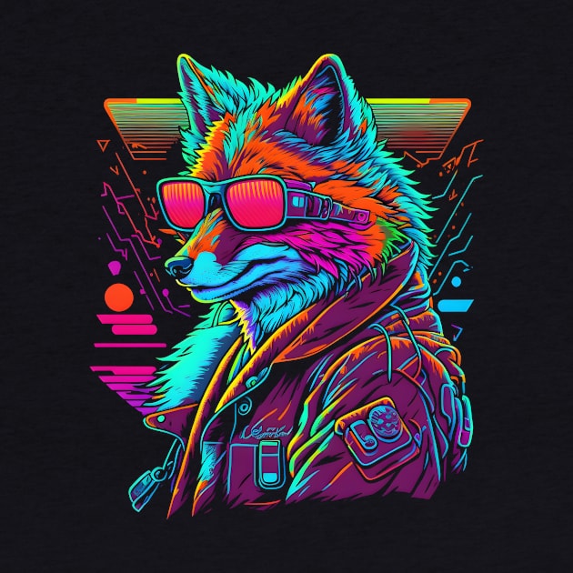 Neon Fox by vamarik